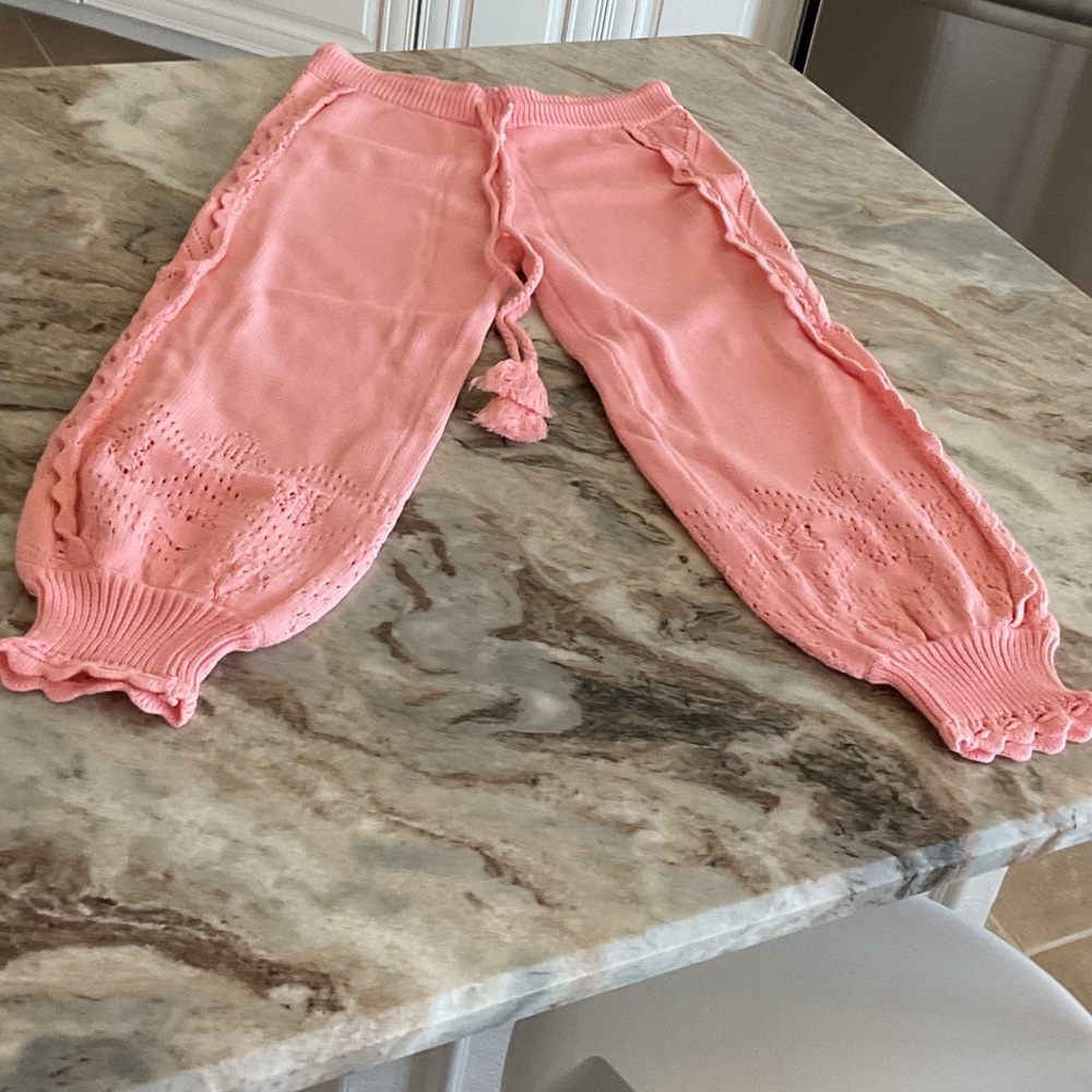 loveShackFancy bottoms, peach color, size large
